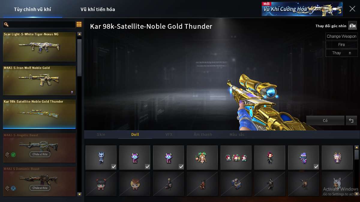 shop acc cf uy tin gia re